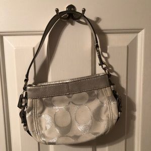 Silver Coach Purse